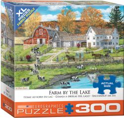 EUROGRAPHICS CASSE-TÊTE 300 LARGES PIÈCES - FERME AU BORD DU LAC
